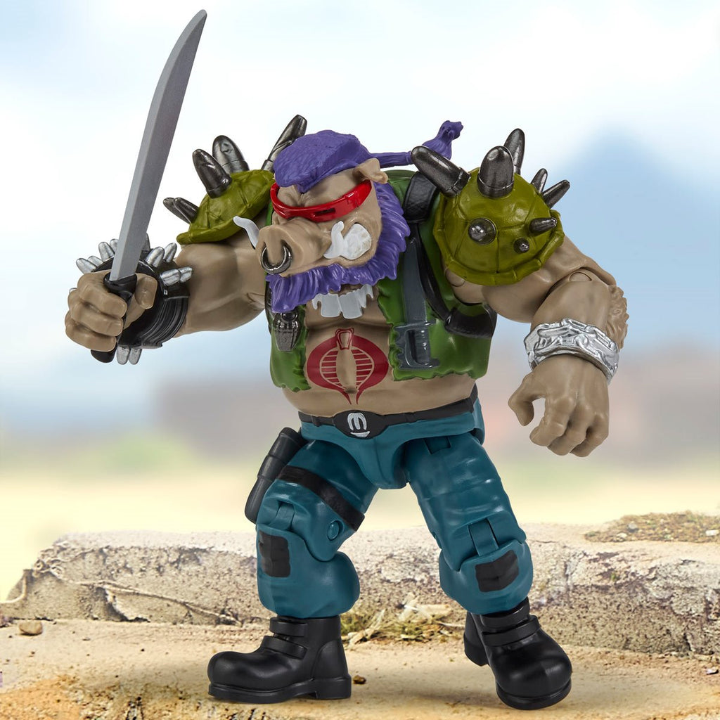 TMNT x G.I. Joe Bebop x Ripper Action Figure