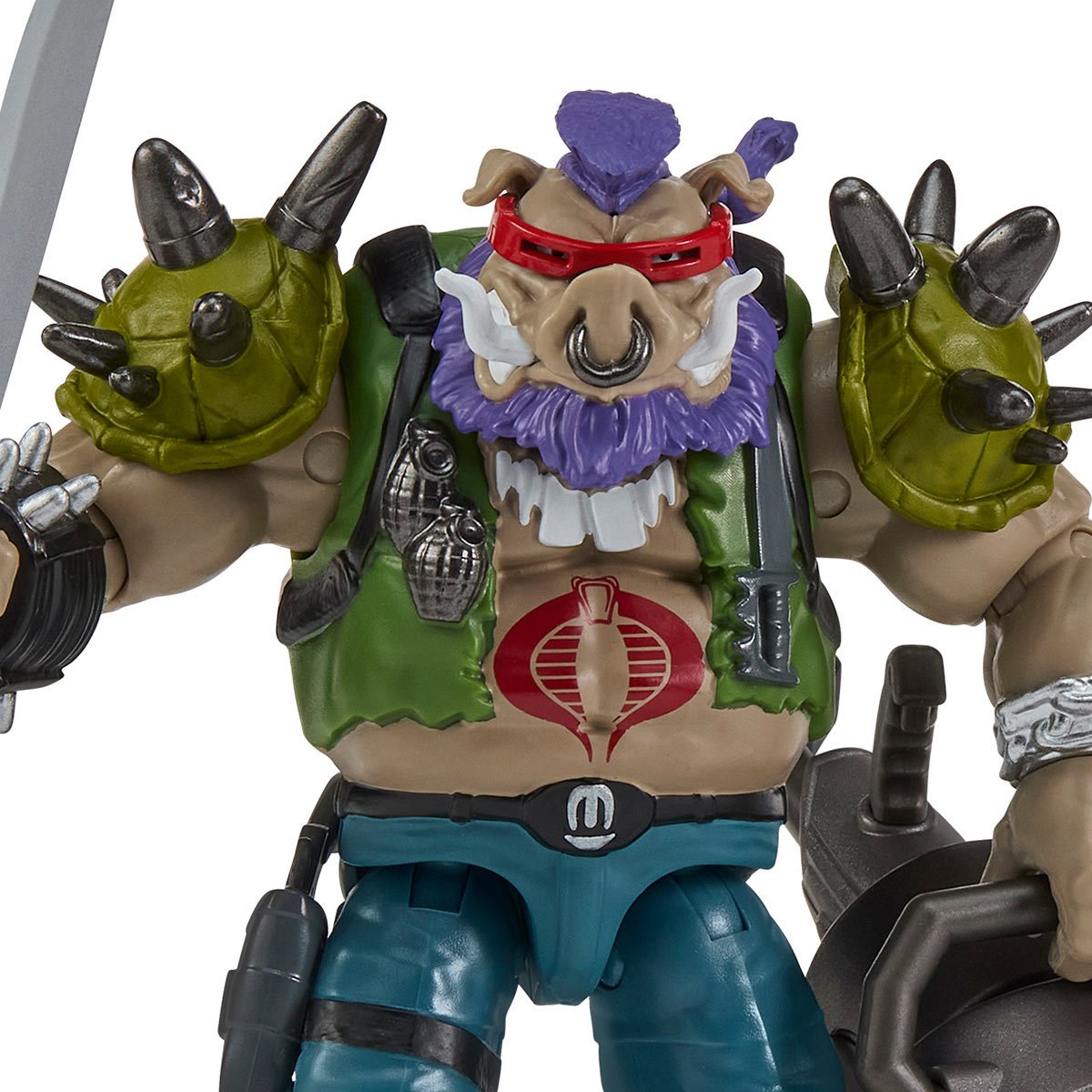TMNT x G.I. Joe Bebop x Ripper Action Figure