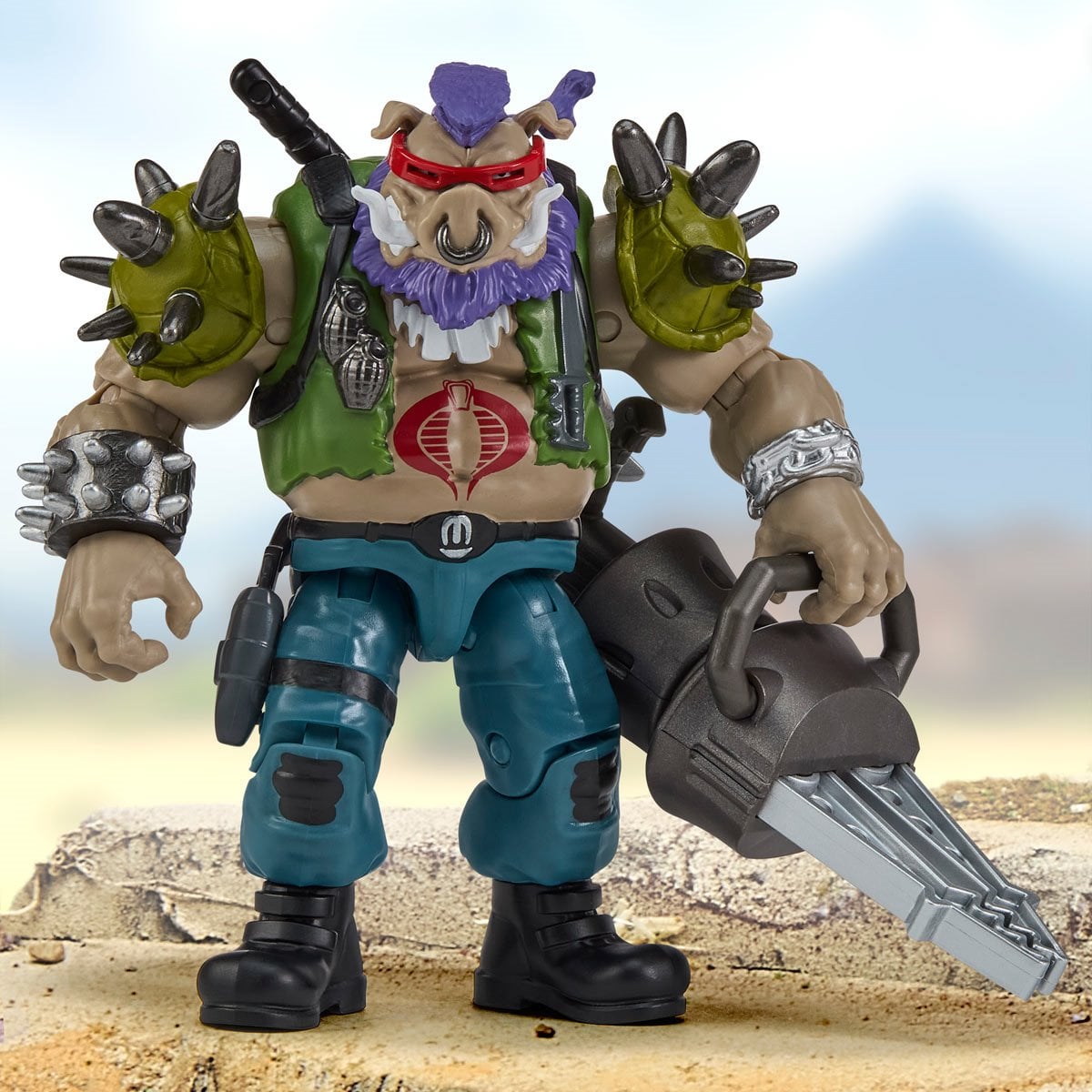 TMNT x G.I. Joe Bebop x Ripper Action Figure
