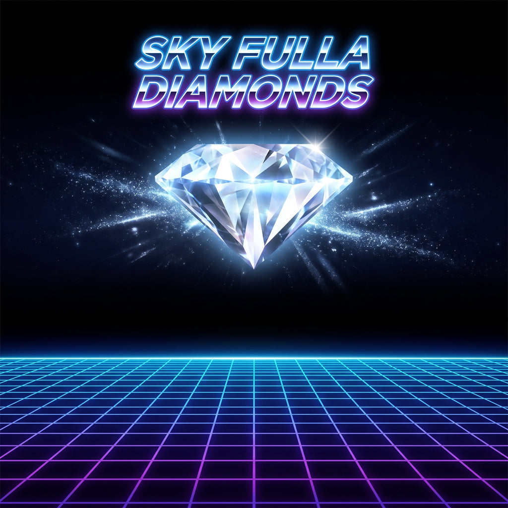 Sky Fulla Diamonds by Epic Toy Sound & NotYourBro - Digital Download - Retro Synthwave Pop Soundtrack