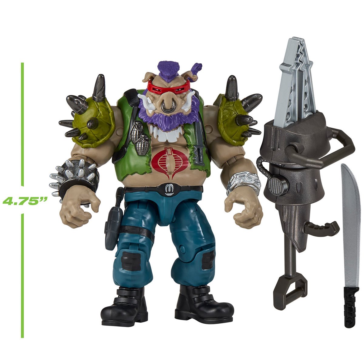 TMNT x G.I. Joe Bebop x Ripper Action Figure