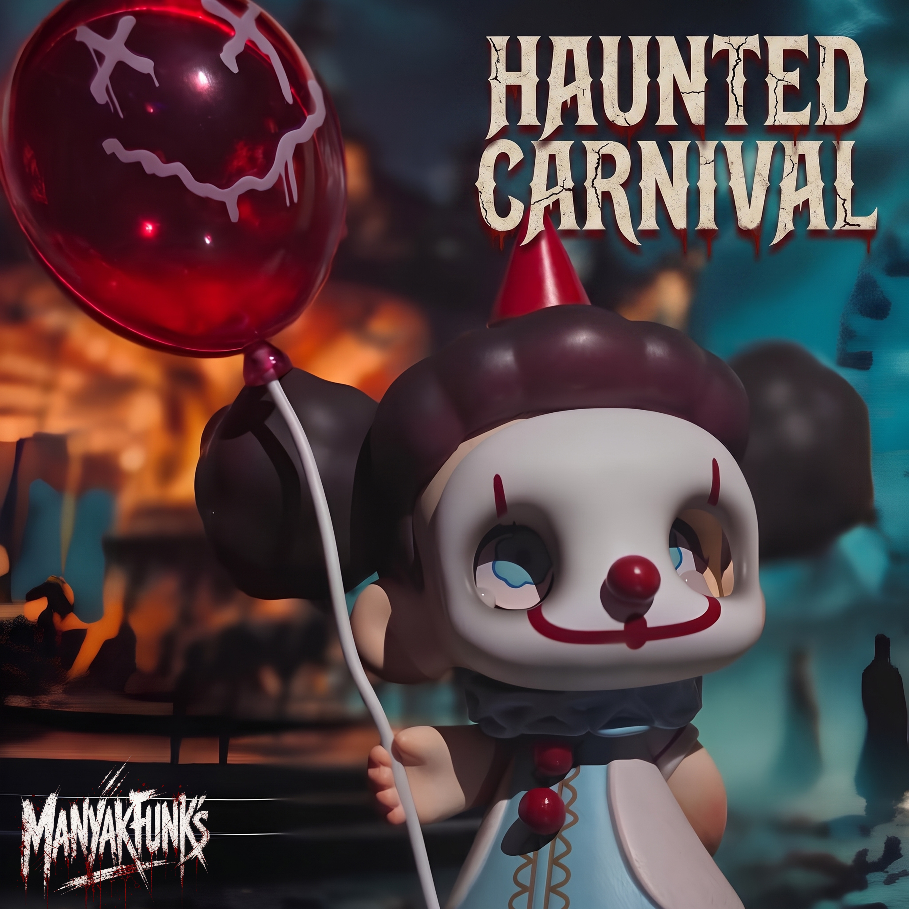Haunted Carnival - Single Track & Cover Art | Horrorcore Electronic Soundscape
