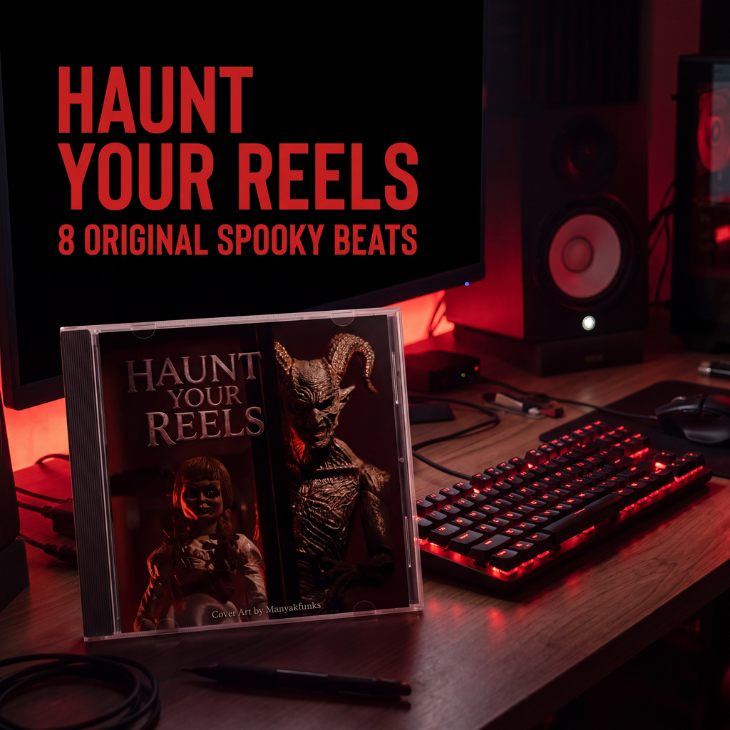 Haunt Your Reels by Manyakfunks - Digital Download - Horror Soundtrack for Creators & Influencers